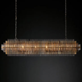 MERIDIA – Elegante Deckenleuchte aus Edelstahl