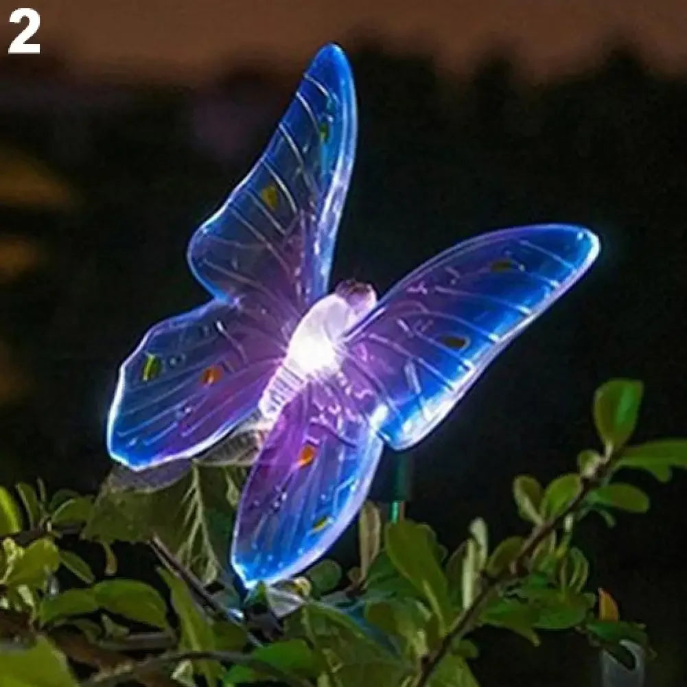 ButterflyGlow Gartenlicht – Solarbetrieben & Zauberhaft bei Nacht