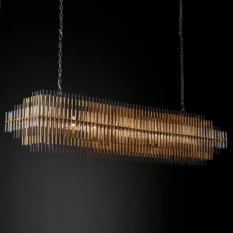 MERIDIA – Elegante Deckenleuchte aus Edelstahl