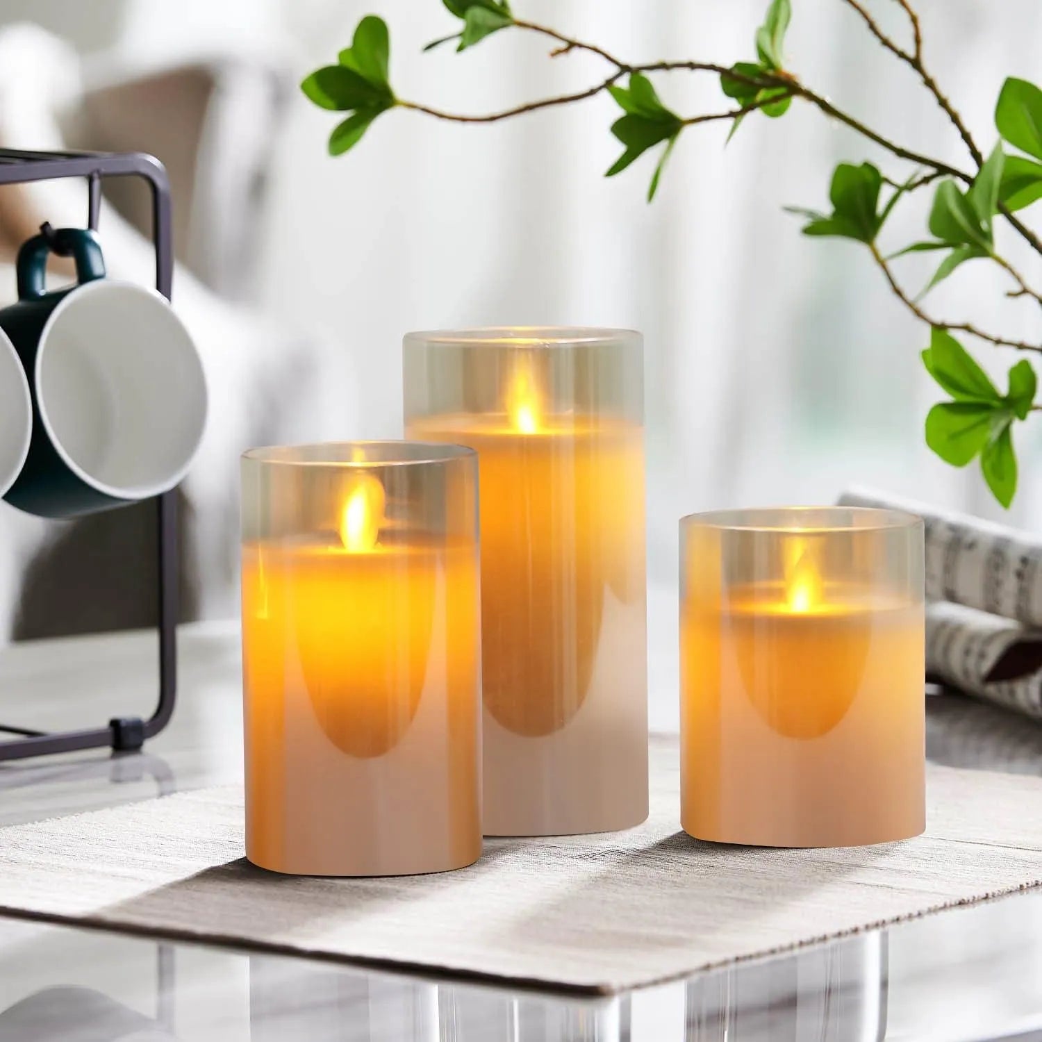 SAFEGLOW CANDLES – Wiederaufladbare LED-Kerzen für sicheres & stimmungsvolles Ambiente im Zuhause