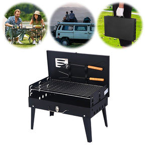 GrillMate Fold – Faltbarer Stahlgrill für mobiles BBQ & spontanes Grillvergnügen