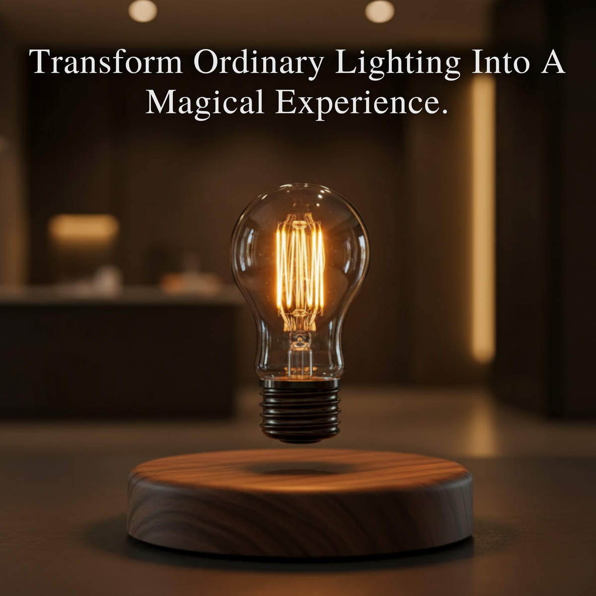 FLOATLUME – Schwebende LED-Lampe mit Touch-Control & Magnetischer Levitation