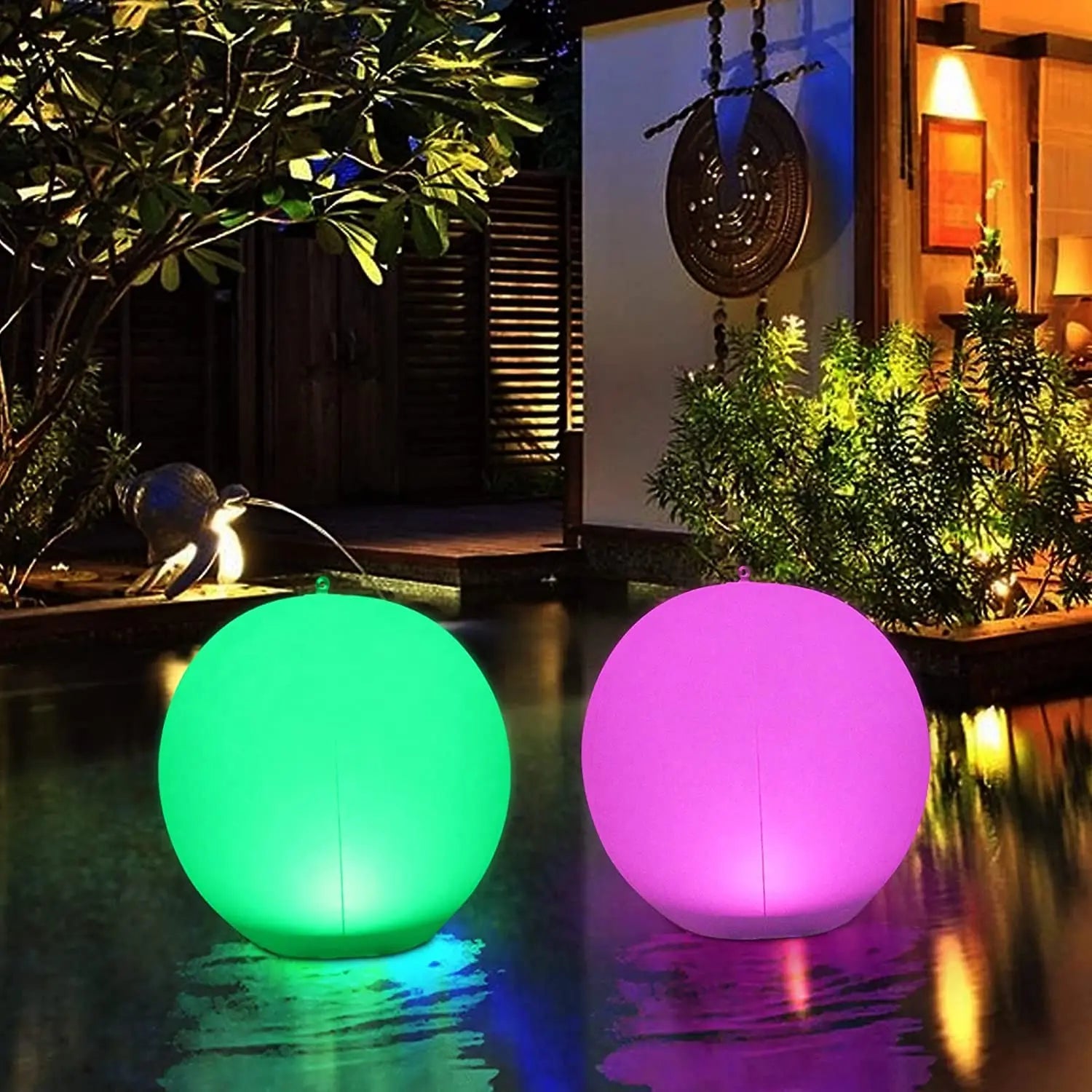 LumaFloat Solar Sphere – Farbige Beleuchtung für Garten & Pool