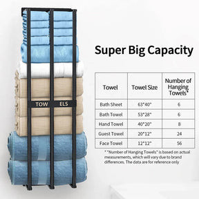 TowelHolder - Platzsparender Handtuchhalter