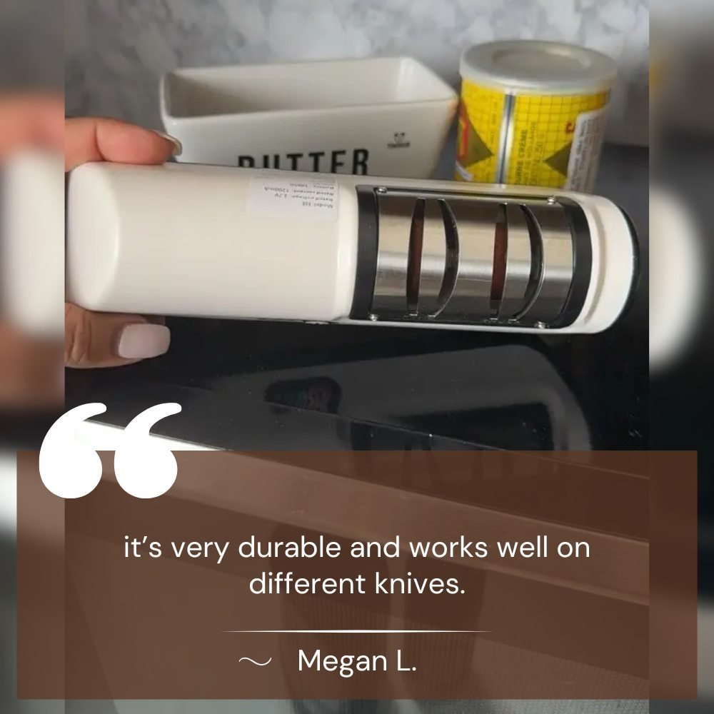 SharpEase Duo – Wiederaufladbarer 2-Stufen Messerschärfer