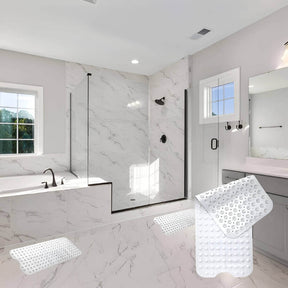 SafeMat - Rutschfeste Badematte mit Saugnäpfen