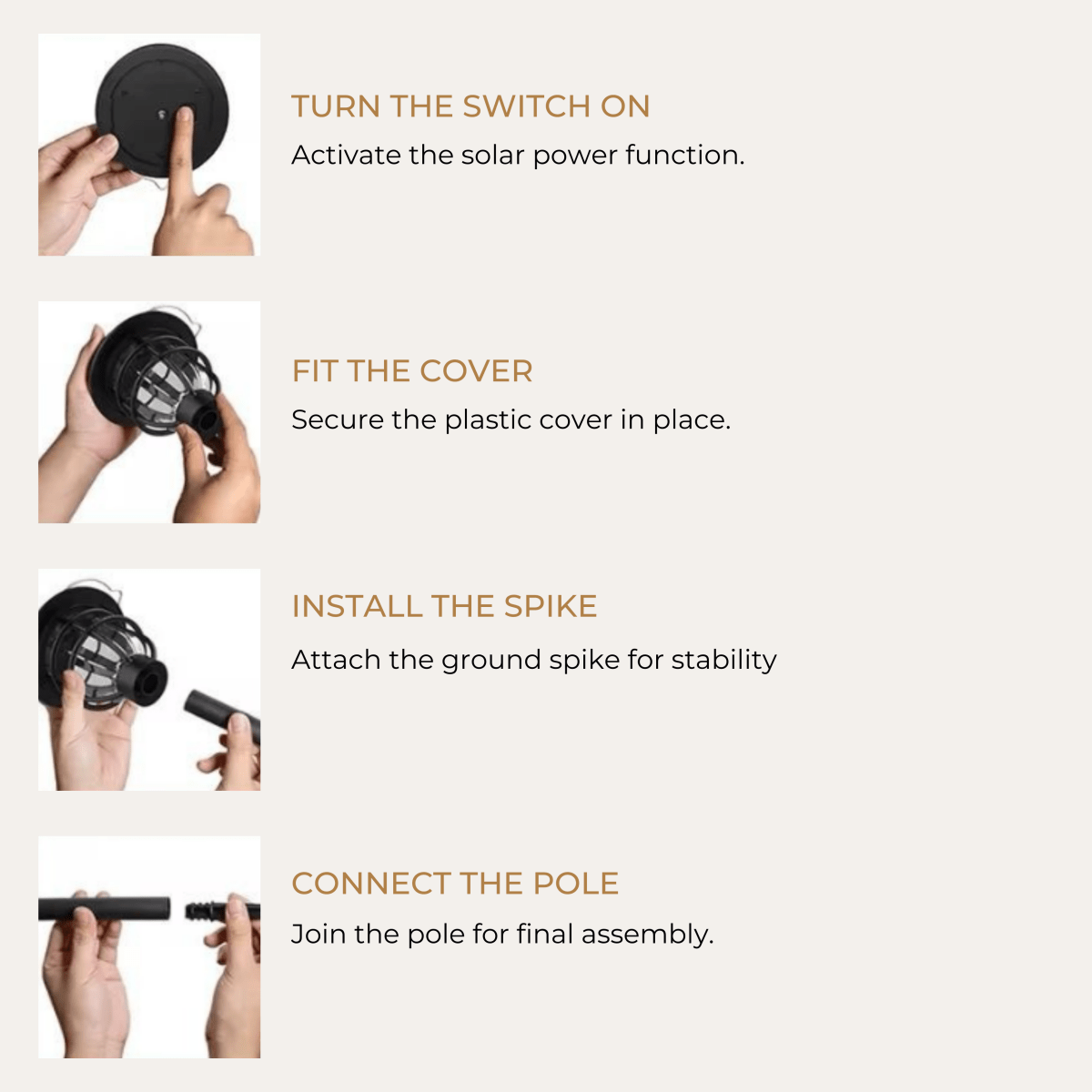 SUNPATH – Solarbetriebene LED Gartenpfadlichter für sichere & dekorative Außenbeleuchtung (2er-Set)