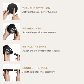 SUNPATH – Solarbetriebene LED Gartenpfadlichter für sichere & dekorative Außenbeleuchtung (2er-Set)