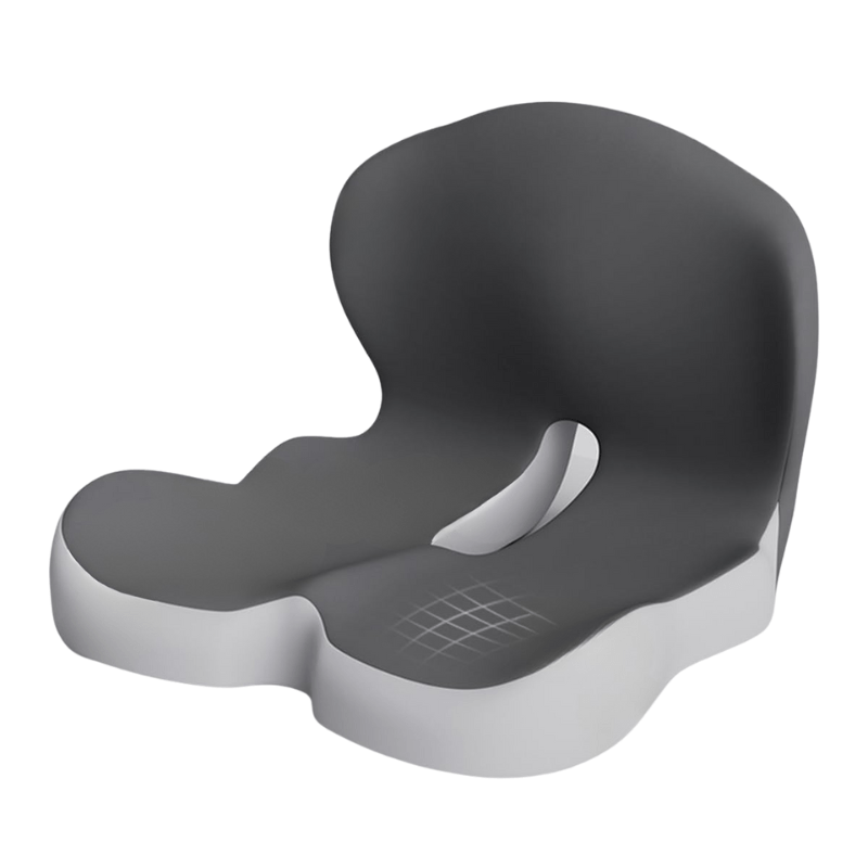ErgoComfort Pad – Ergonomisches Sitzkissen mit Lendenstütze für Büro, Auto & Reisen