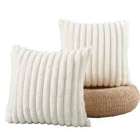 VeluraSoft – Ultraweicher Deko Kissenbezug 45×45 cm aus Plüsch