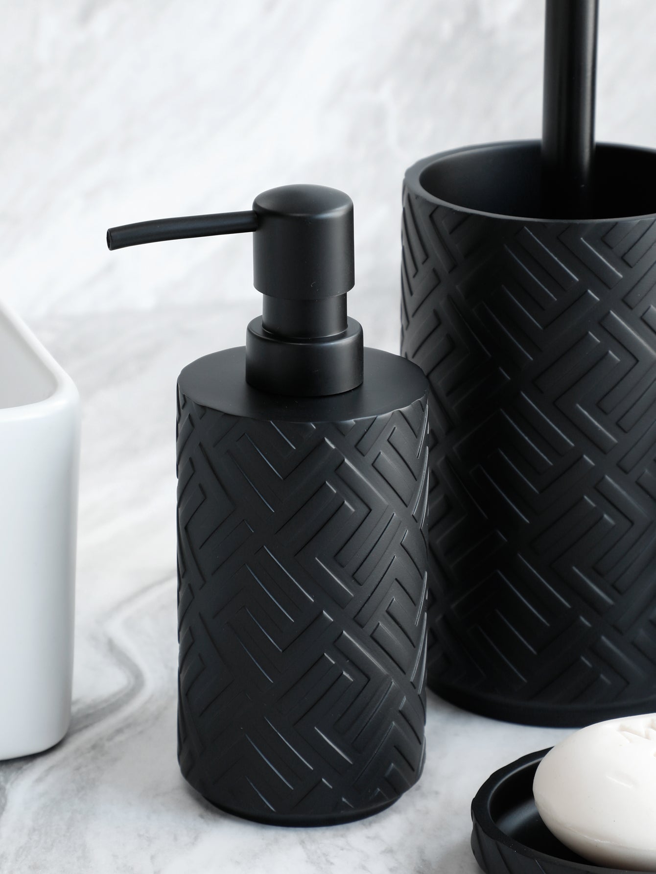 ElegantHome - 4-teiliges Badezimmer-Zubehörset