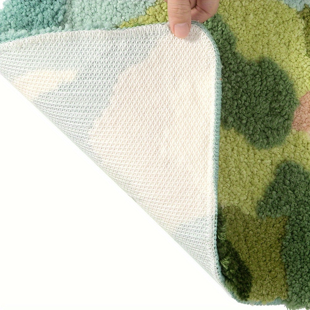 FlorSoft - Extra absorbierende Badmatte mit Blumenmuster