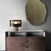 LUMINESCO – Künstlerische Glas-Tischlampe