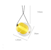 QUORENA – Moderne Deckenleuchte aus Glas und Eisen