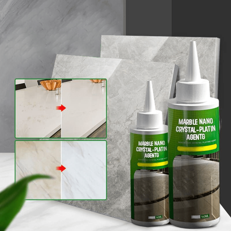 NanoShine Stone Coating – Instant High-Gloss Finish for Marble, Granite & More