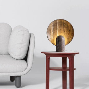 CASTALIA – Künstlerische Steintischlampe