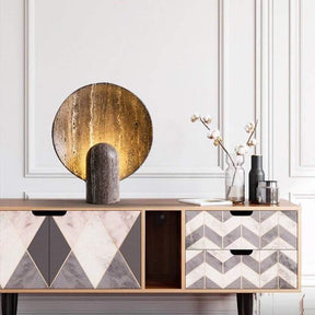 CASTALIA – Künstlerische Steintischlampe